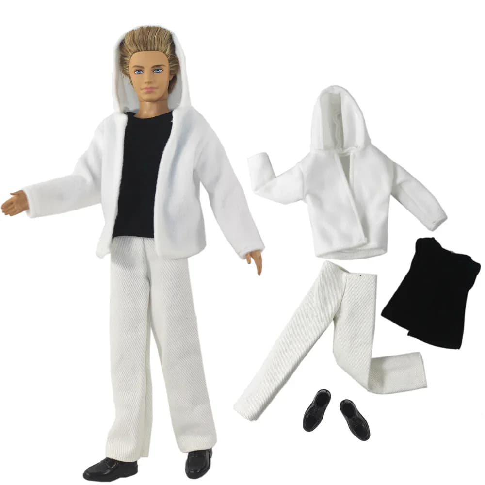1 ensemble de vêtements de poupée, pardessus en laine, tenue pour poupée Ken de 12 pouces, plusieurs