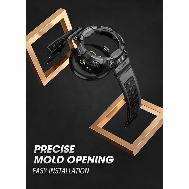 SUPCASE-Boîtier de montre de protection robuste avec bracelet réglable, For Google Pixel Watch 3/2/1