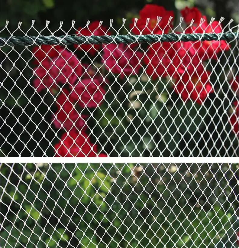 Filet anti-oiseaux robuste, filet de clôture de cerf en nylon, filet de jardin et maille de clôture 