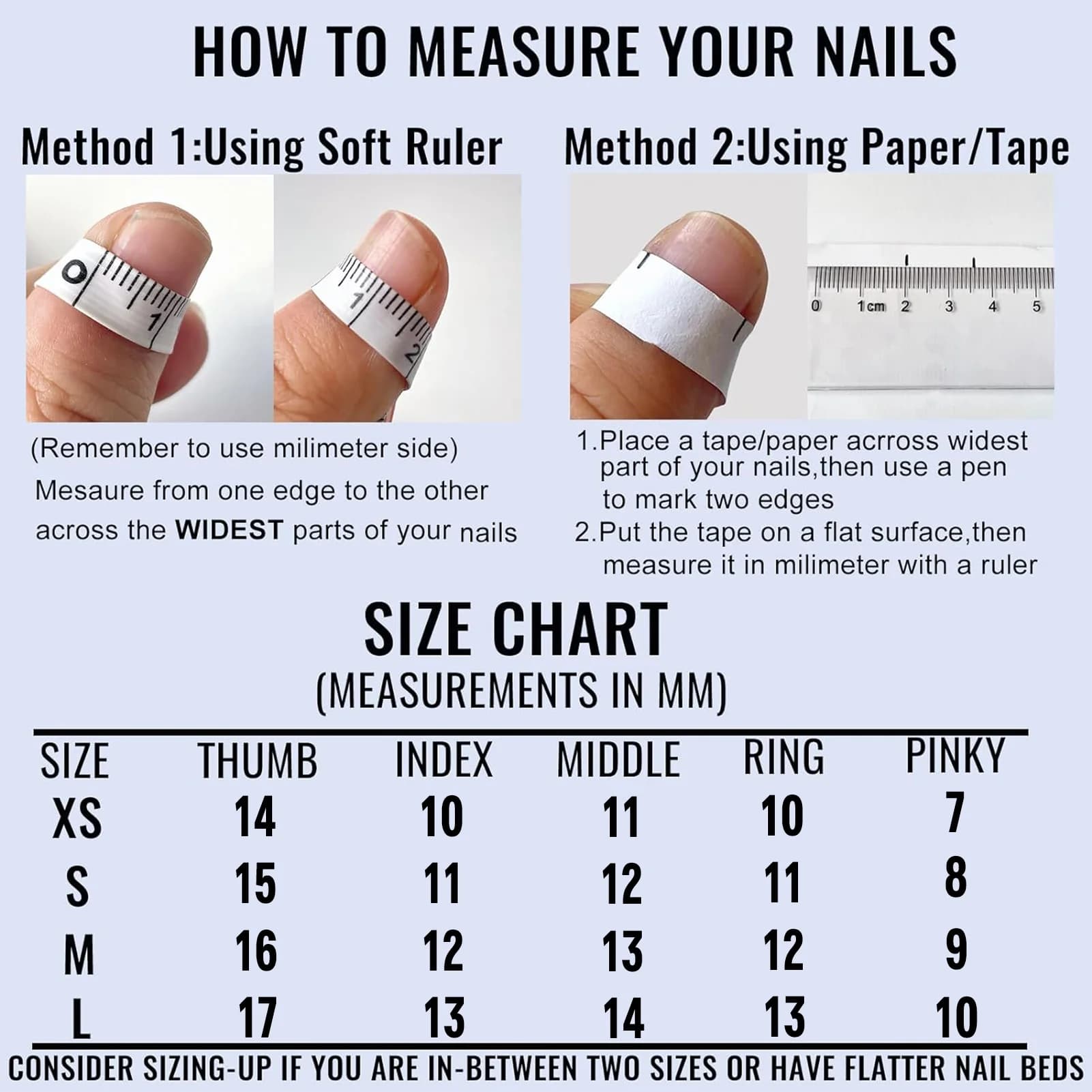 Presse à la main sur les ongles doux nœud papillon perle décor français faux ongles pour femmes fill
