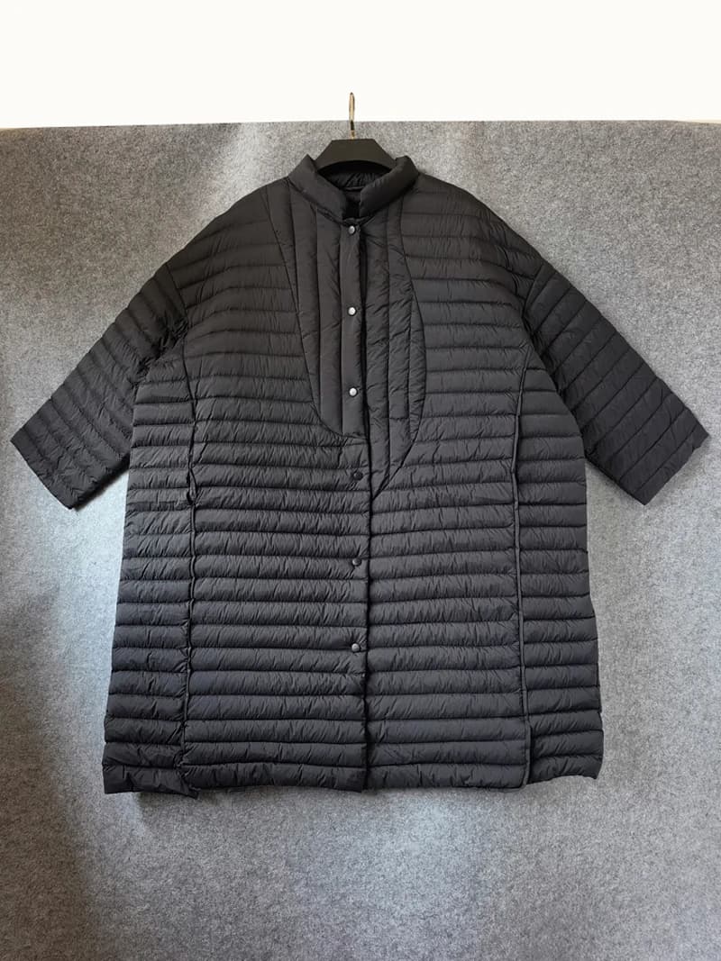 Doudoune longue légère pour femme, manteau en duvet de résines blanches, vêtements respirants noirs,