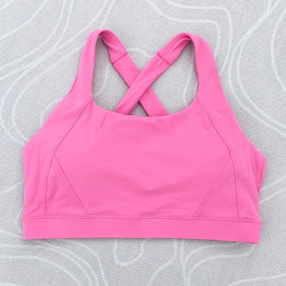 Soutien-gorge de Fitness pour femmes, couleur unie, serré, entraînement complet, dos croisé, sous-vê