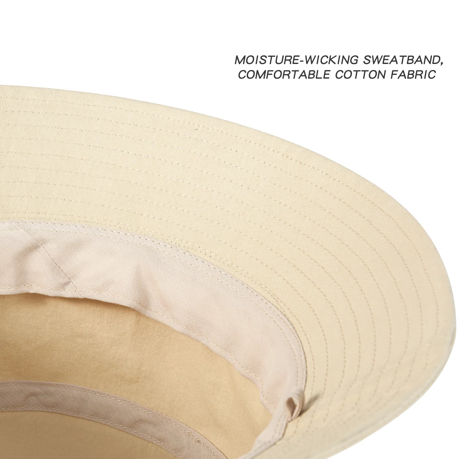 BOTVELA Chapeaux seau pour unisexe, chapeau de pêche d'été, respirant, pliable, à large bord, Protec