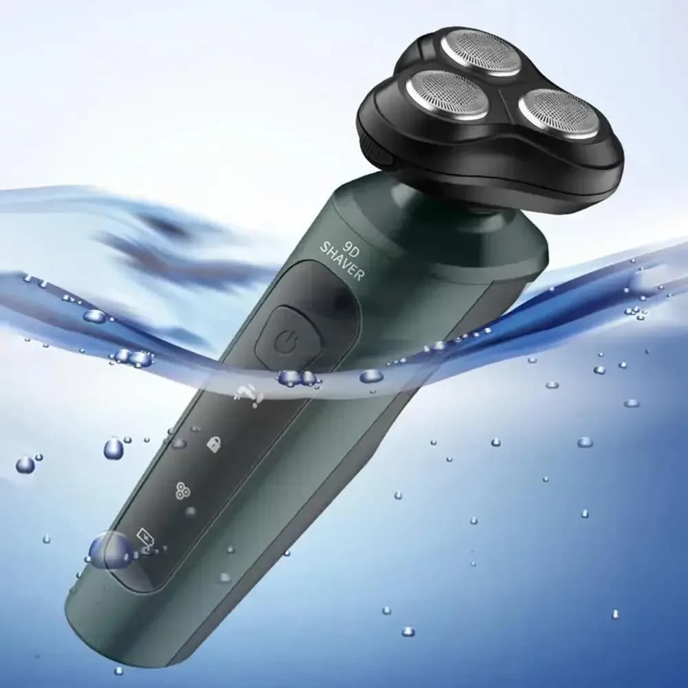 Nouveau rasoir électrique 9D pour hommes, USB, monté sur voiture, haute puissance, lavage complet du