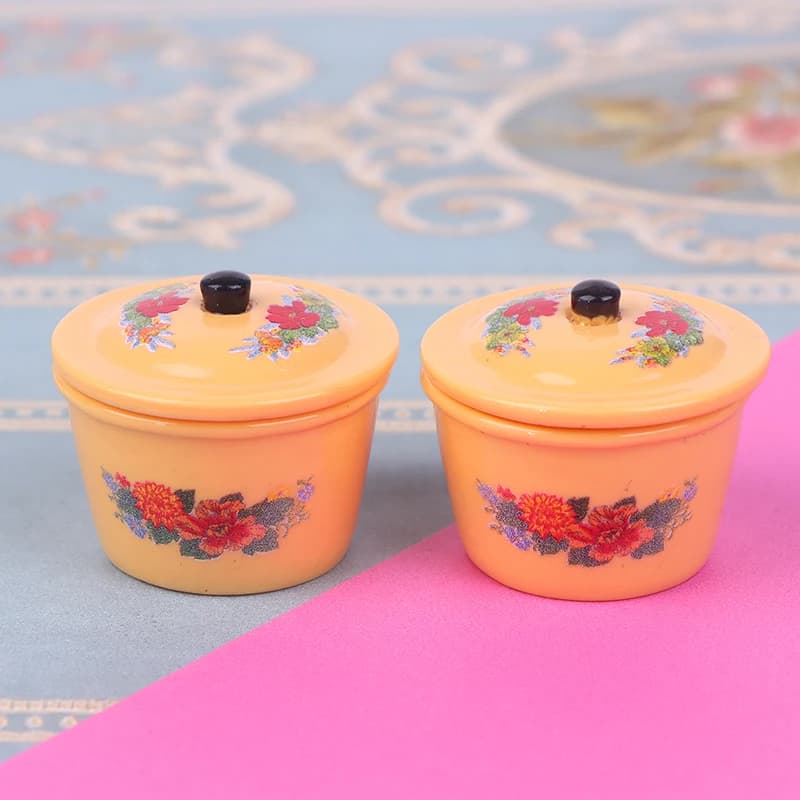 Jouets de bassin en émail Double bonheur: 2/3 pièces, fournitures de décoration de scène de vie chin