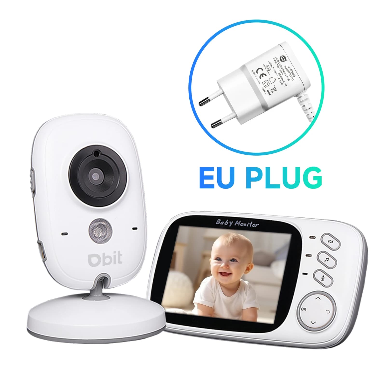 Babyphone nouveau VB603 Wifi caméra de Surveillance 3.2 "écran LCD interphone vidéo caméras numériqu