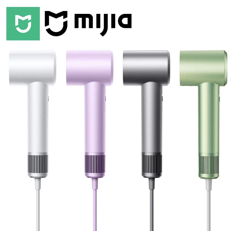 Sèche-cheveux haute vitesse MIJIA, 110 000 tr/min, séchage rapide, 4 températures et 2 vitesses, 160