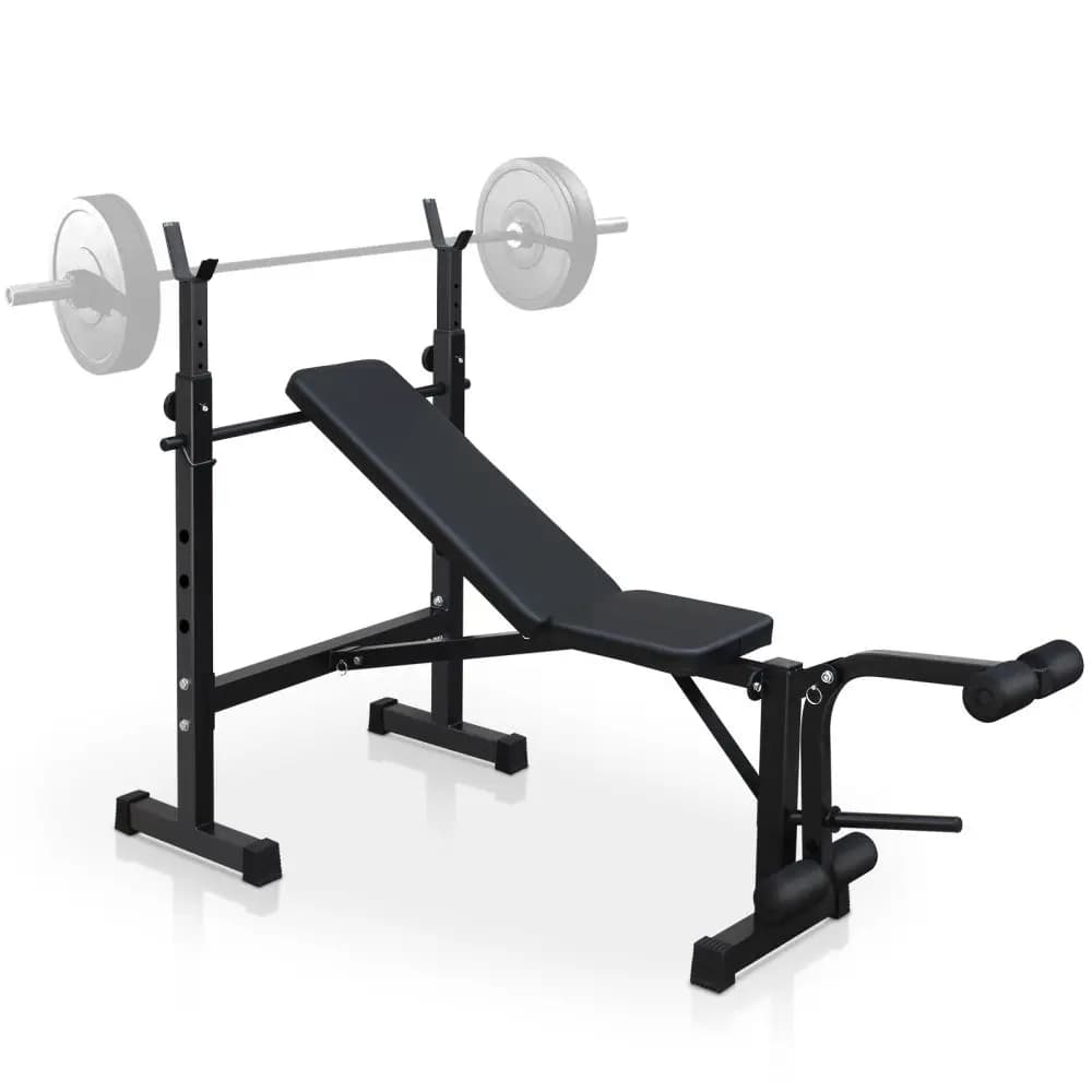 Dreamzon-Banc de musculation, ensemble de presse à banc avec squat T1 et banc pour salle de sport à 