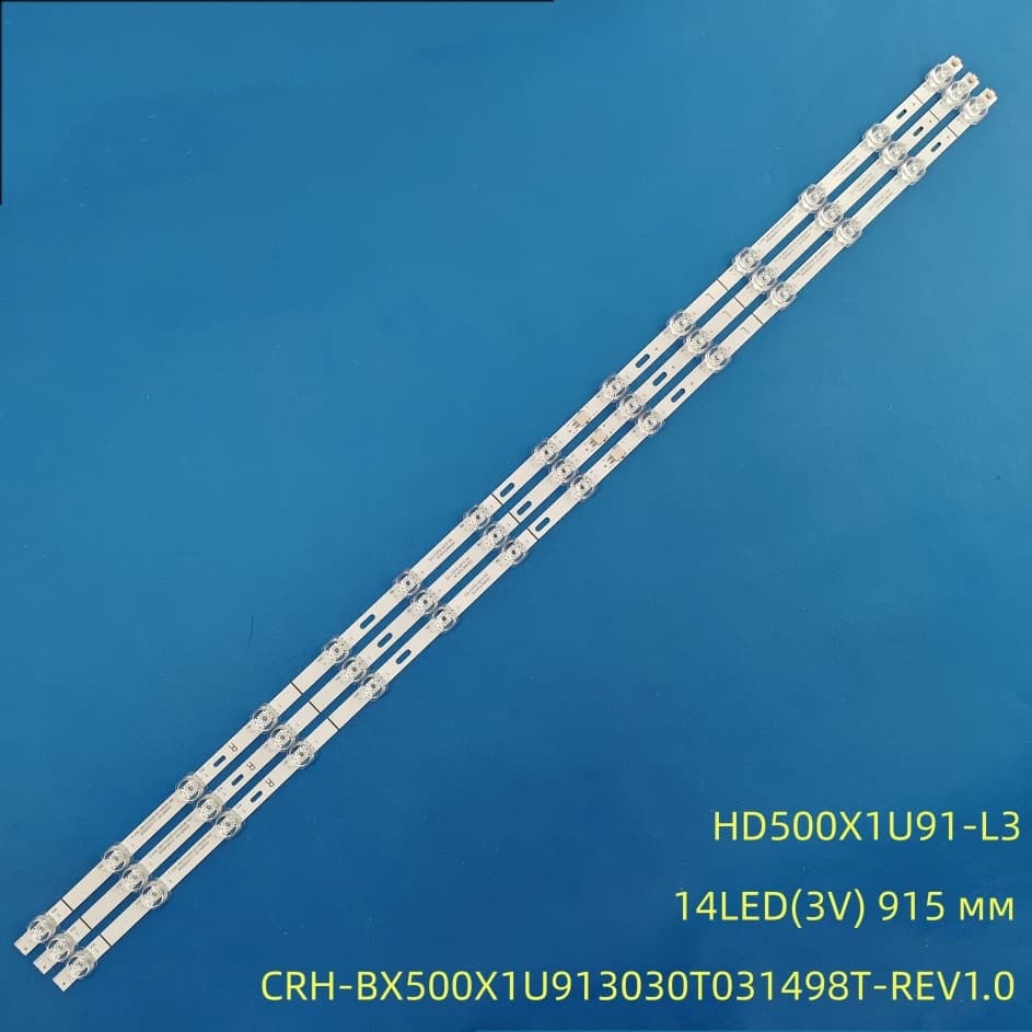 Bandes LED pour HISENSE 50A7300FTUK 50A7100FTUK 50A7120F 50A7100F 50AE7000F LB5009N V0 HD500X1U91-L3