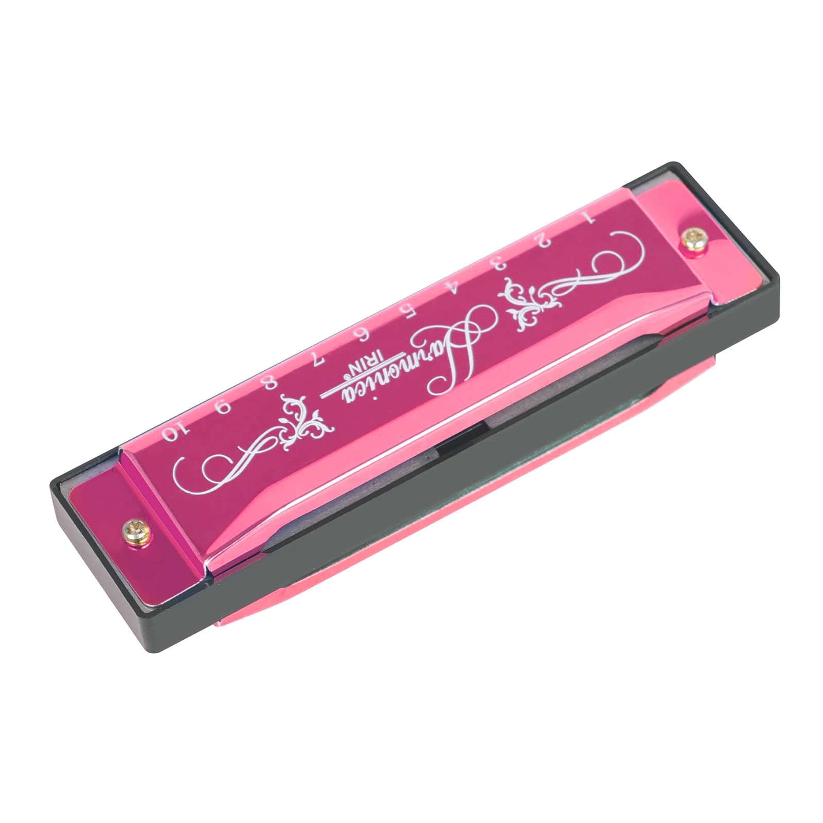 Harmonica professionnel 10 trous 10 tons couleur C ton Harmonicas avec étui cadeau de noël pour débu