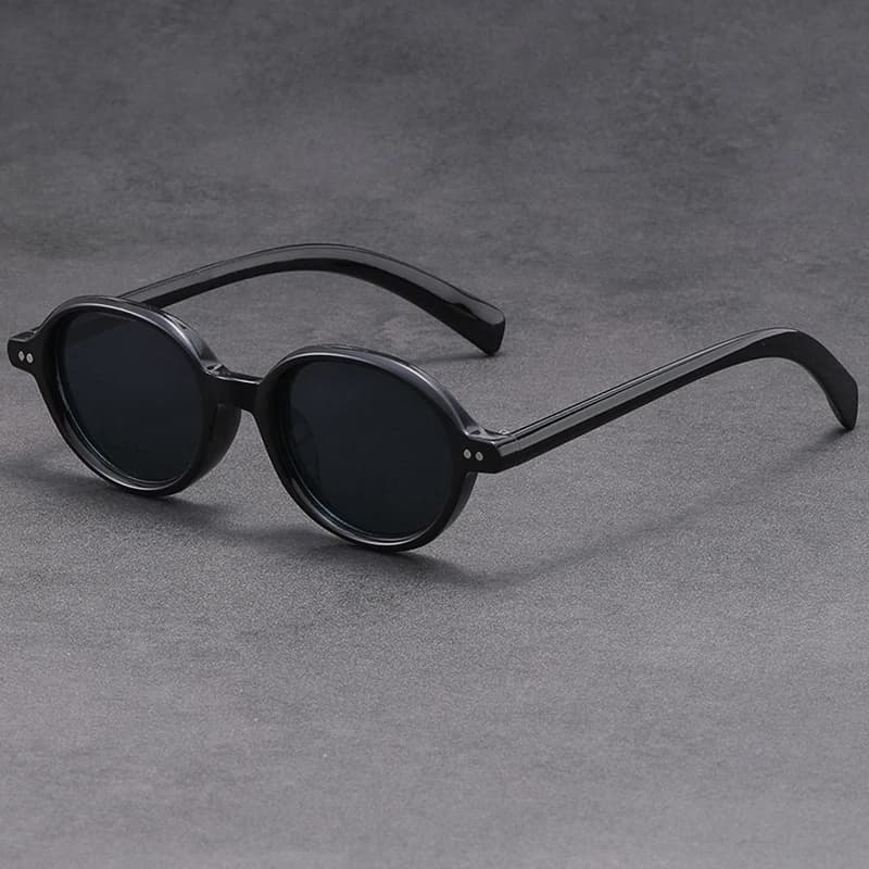 Lunettes ovales à monture en plastique pour hommes/femmes, 5 pièces, style Boho, personnalité, mode,