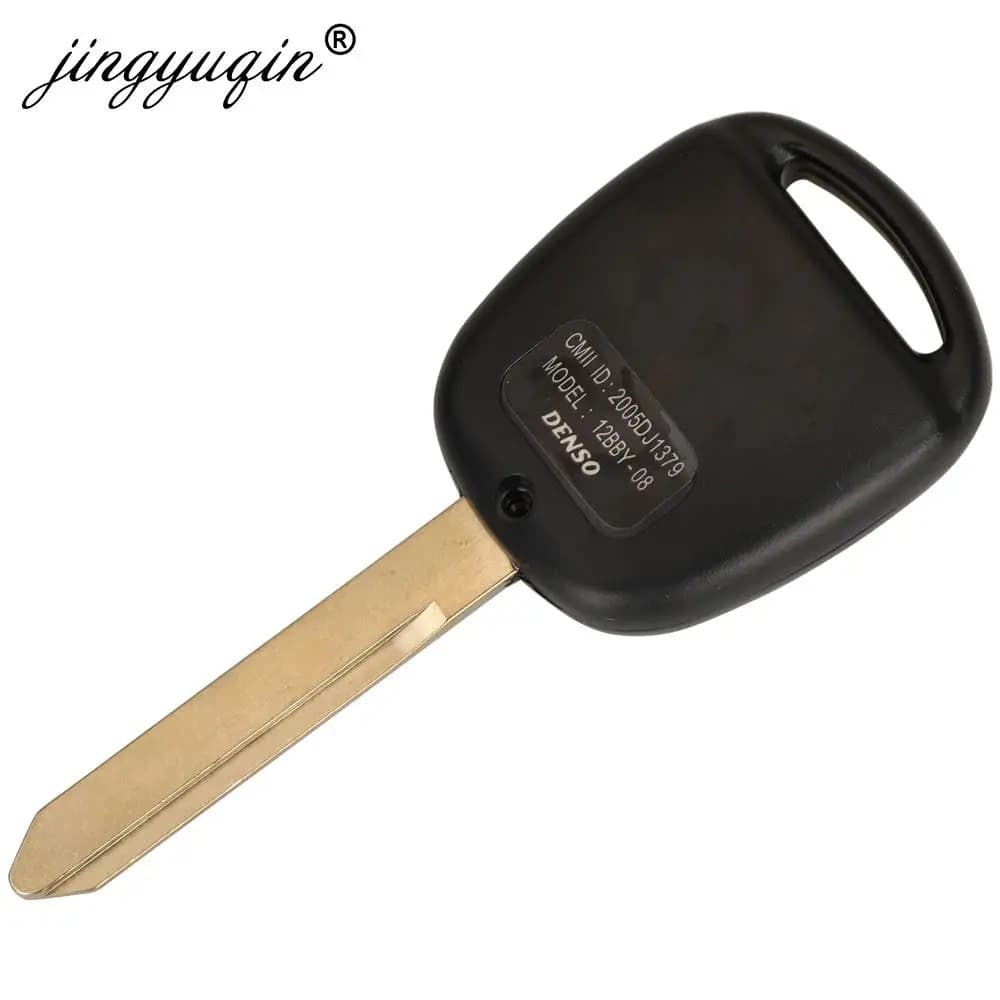 Jingyuqin 433MHz 4D70/ 4C puce 89071-0D030 2/3 boutons télécommande porte-clés pour Toyota Yaris Ave