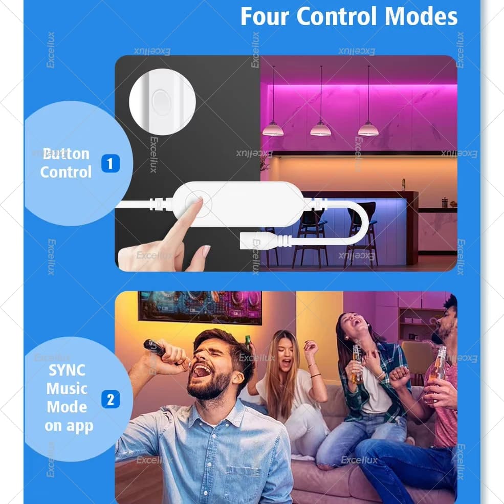 Zigbee-Contrôleur de bande LED RVB RGBW intelligent, variateur de contrôleur WiFi Tuya, Alexa Google