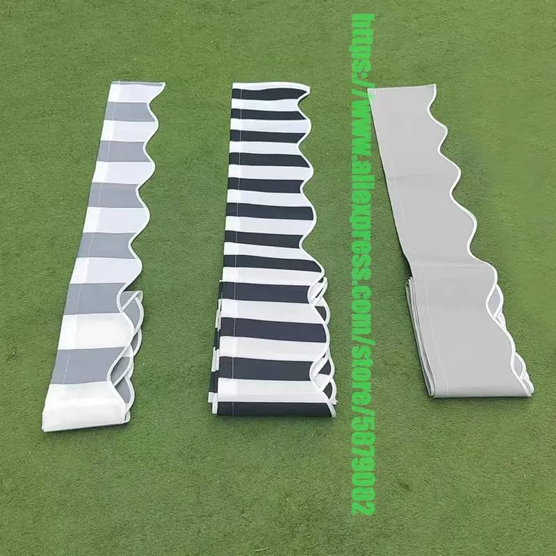 Cantonnière de rechange pour rideau ondulé, tissu personnalisé, bandes noires, gris, blanc, chat 174