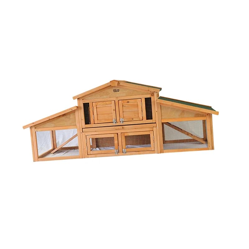 Maison d'animaux de compagnie en bois imperméable personnalisée, Cage de lapin bon marché, Cage de l