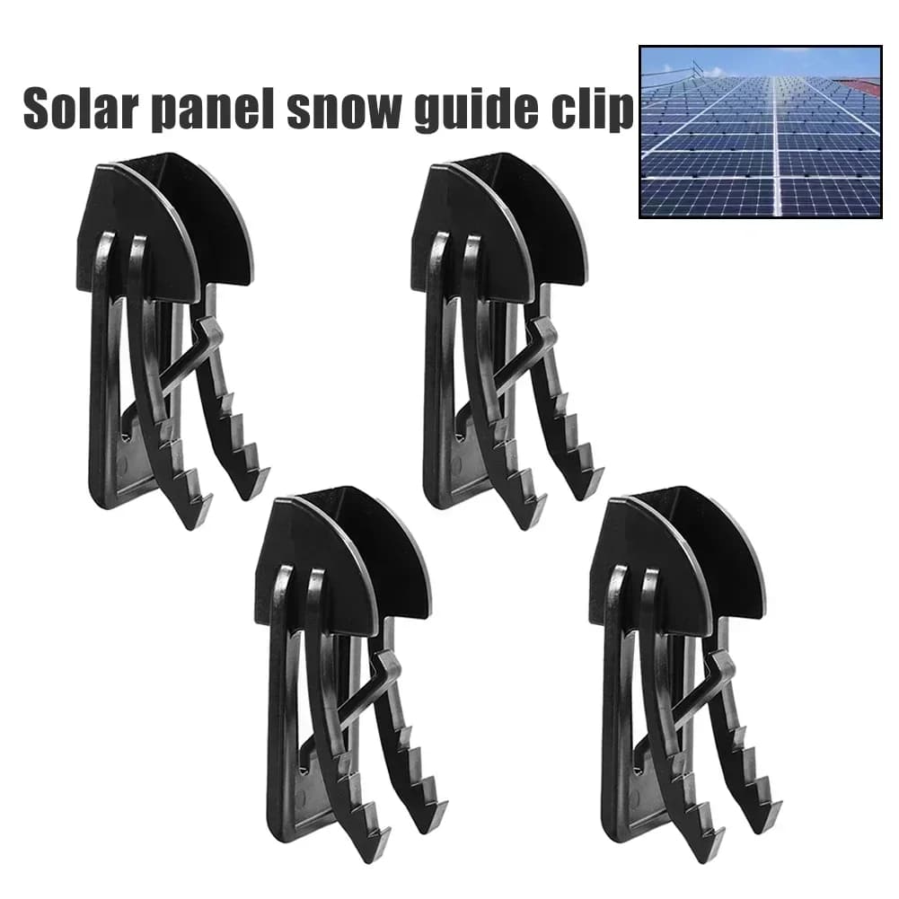 Nettoyeur et Protection efficaces du panneau solaire, piège à neige PV, Clip de guidage de neige, pa