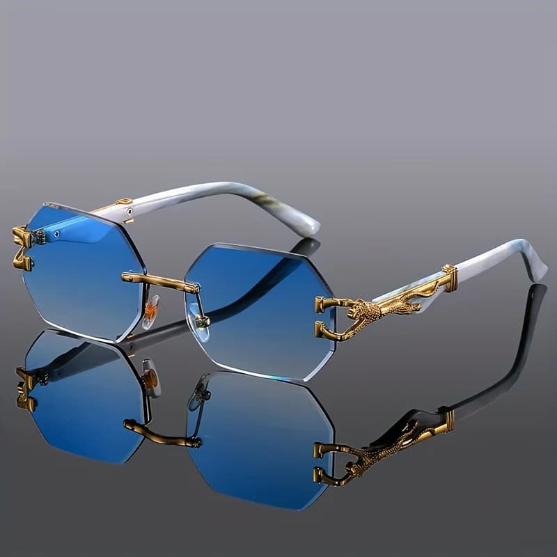Lunettes de sport à imprimé léopard géométrique pour femmes, monture composite légère et durable, lu