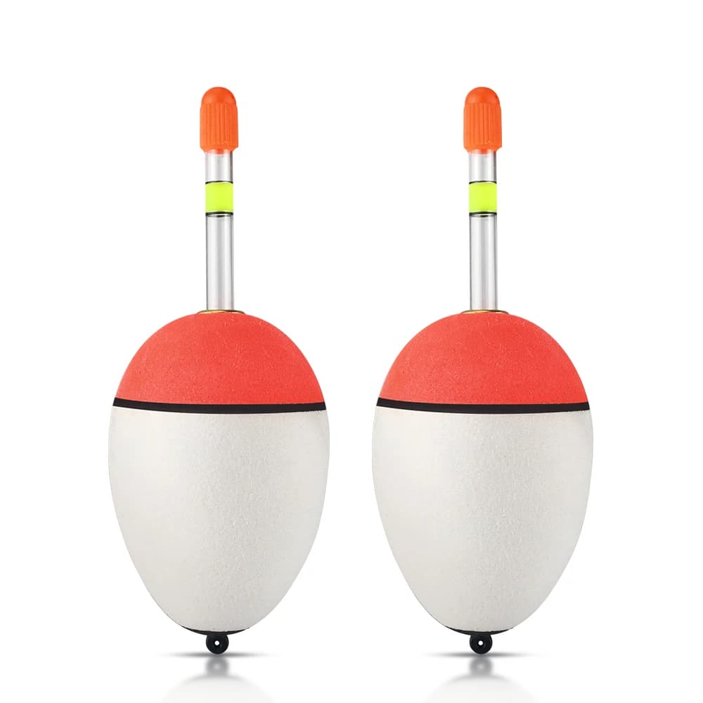 DNDYUJU 3 pièces flotteur de pêche haute qualité EVA bouée lumineuse Tube appât de poisson pour la p