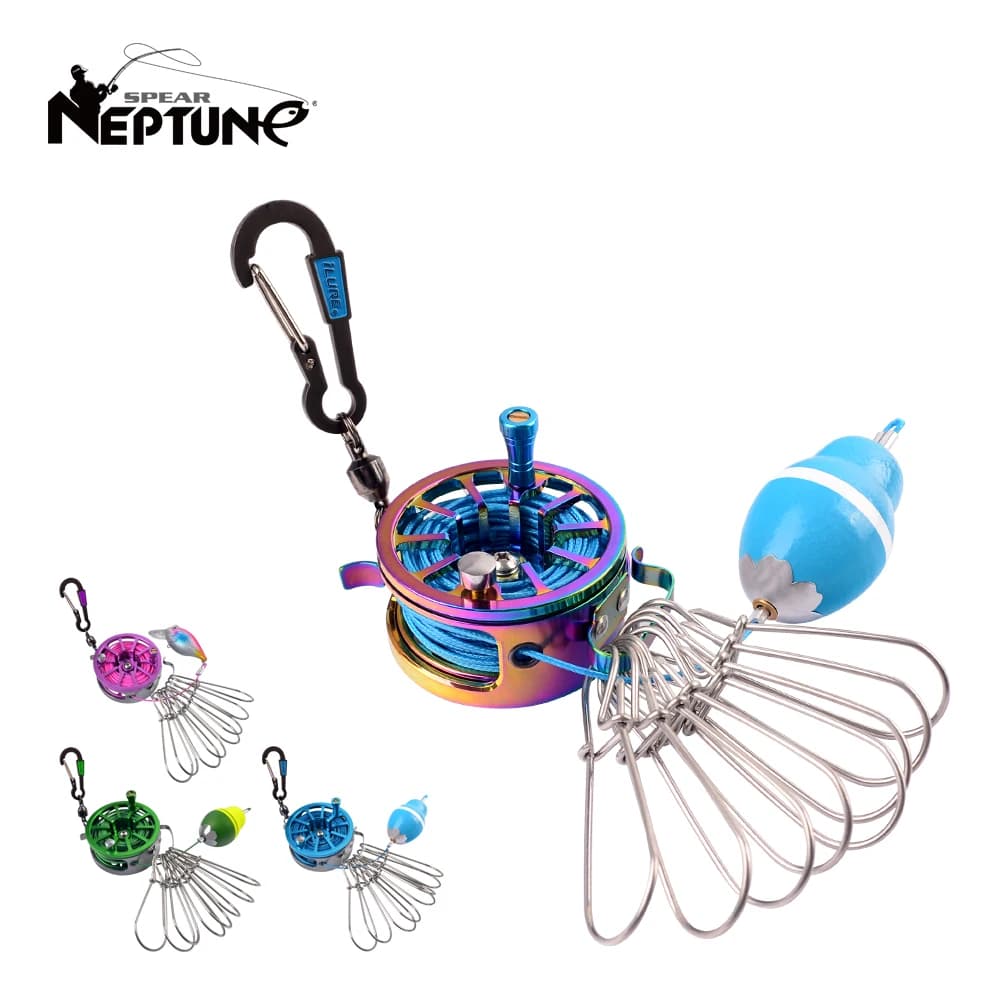 Nebuune – boucle télescopique pour la pêche en mer, en acier inoxydable, avec roues, flotteur, carpe