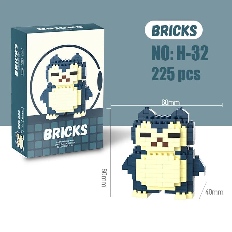 Blocs de construction Pokémon Gengar, personnage de dessin animé, modèle Pikachu Charizard, cadeaux 