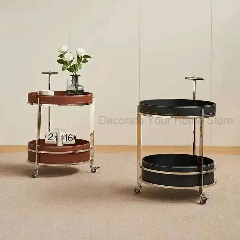 Tables basses, chariot de service, hôtel, multifonctionnel, luxe, design moderne, table d'appoint un