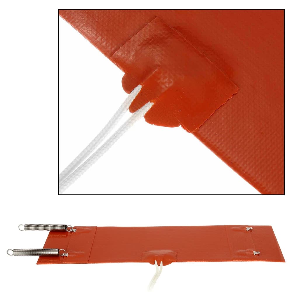 Filtre à carburant diesel 12V 250x90mm, coussin chauffant en silicone pour réservoir de carburant Au