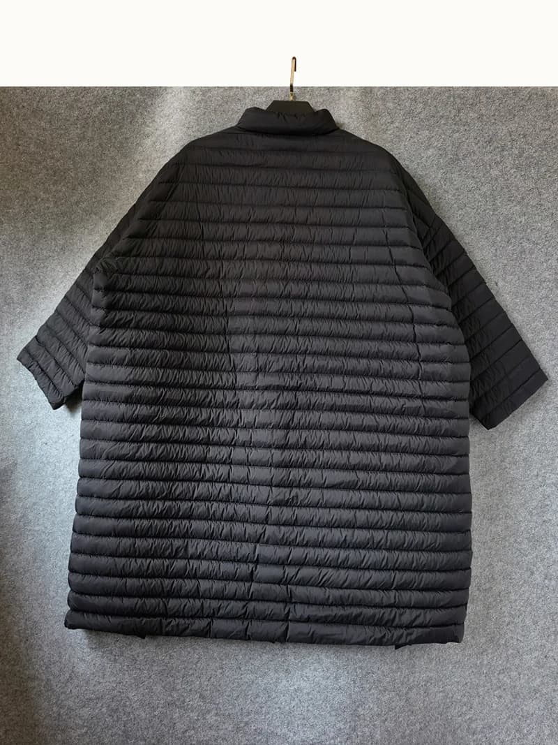 Doudoune longue légère pour femme, manteau en duvet de résines blanches, vêtements respirants noirs,