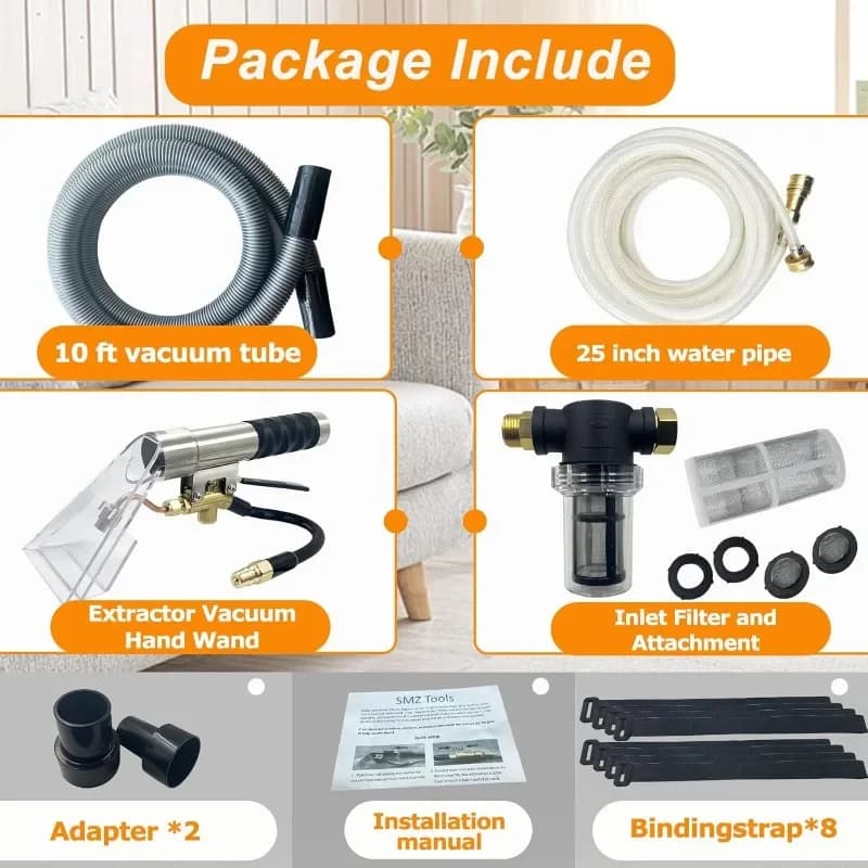 NOUVEAU PRODUCT.Shop Kit d'extraction Vac, kit de tuyau d'extraction avec baguette et tuyau pour tis