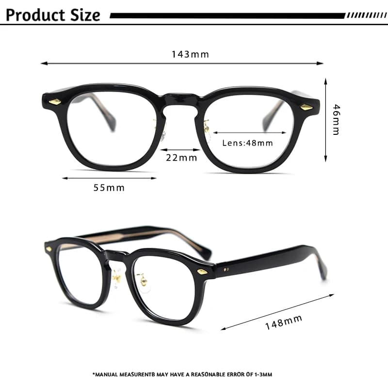 CATERSIDE – lunettes simples à monture Tr-90, anti-lumière bleue, rondes, de haute qualité, pour hom