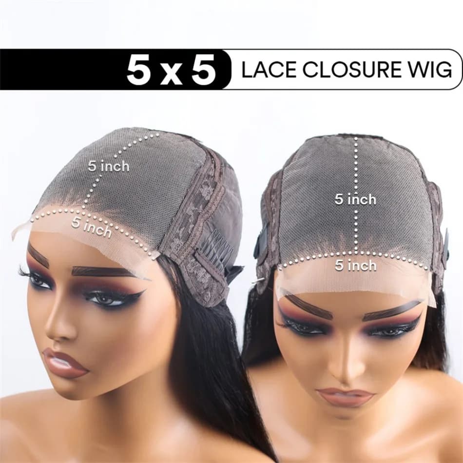 Perruque Bob Ombrée Highlight en Cheveux Humains, Perruque Courte Bouclée Blonde Miel avec Fermeture