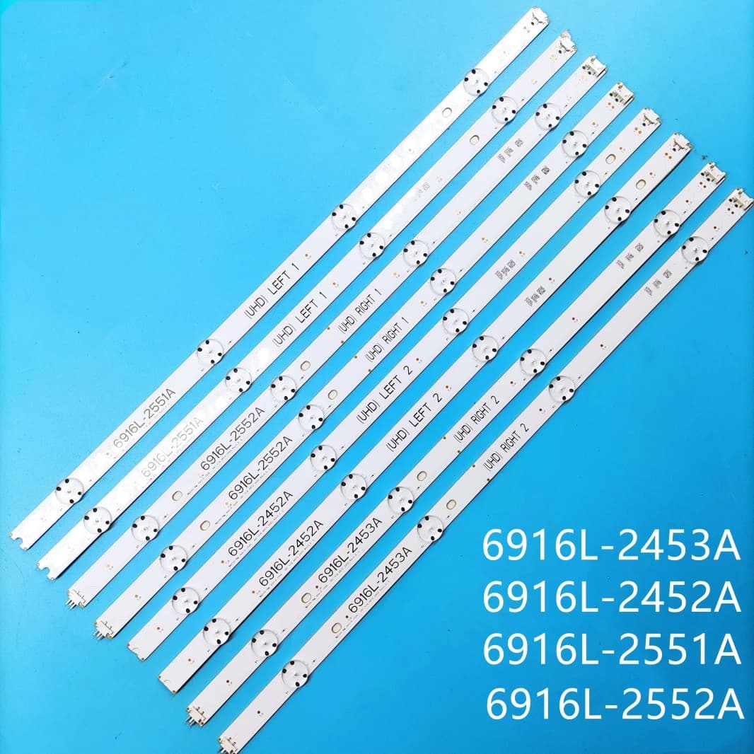 Rétro-éclairage LED bar pour 49 pouces TV 49UH6500 6916L-2452A 6916L-2453A 6916L-2551A 6916L-2552A 4