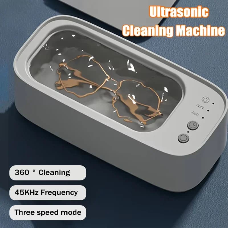 Machine de nettoyage de bijoux à ultrasons, nettoyeur d'anneaux, livres de lunettes à ultrasons, bai