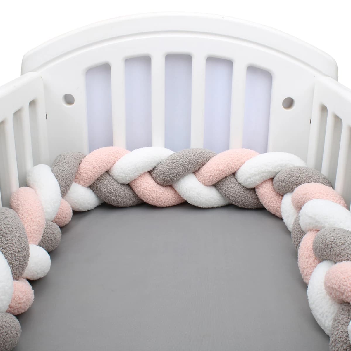 1-4M bébé lit pare-chocs infantile berceau oreiller coussin tresse berceau pare-chocs protecteur cha