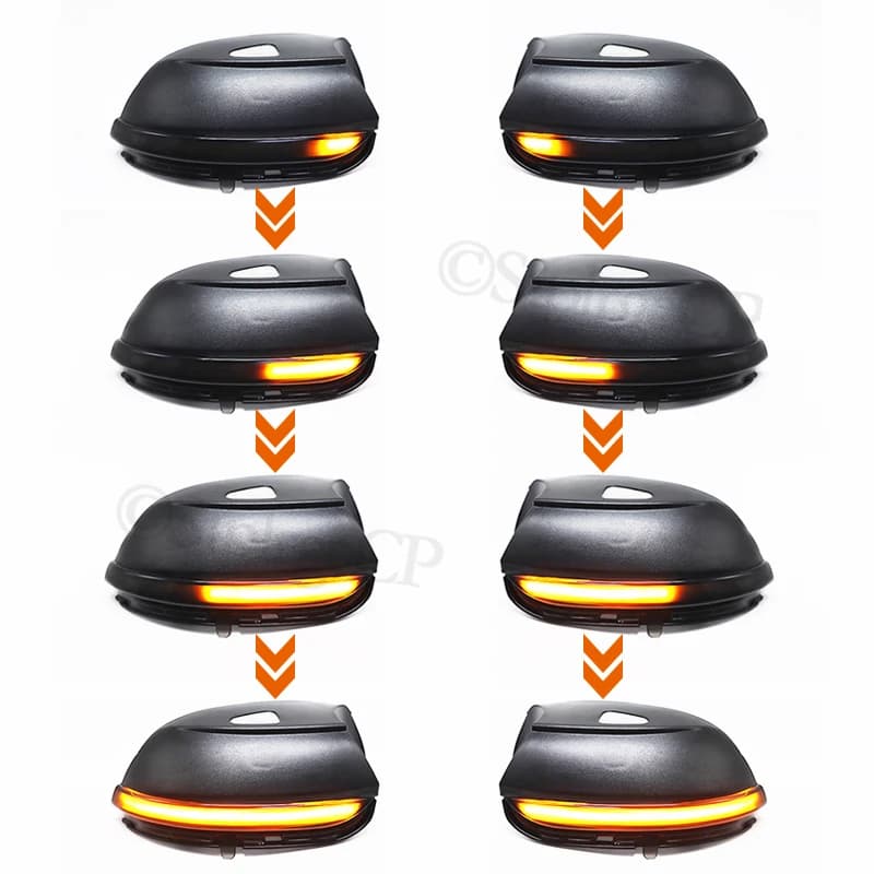 Clignotant ociamique à LED pour Volkswagen VW Passat CC 2008-2016, Indicateur de Rétroviseur Latéral
