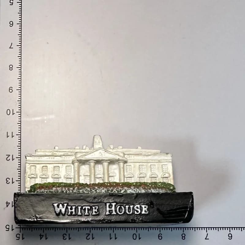 Maison blanche américaine Washington, Souvenirs artisanaux en résine, ornement de bureau, bâtiments 