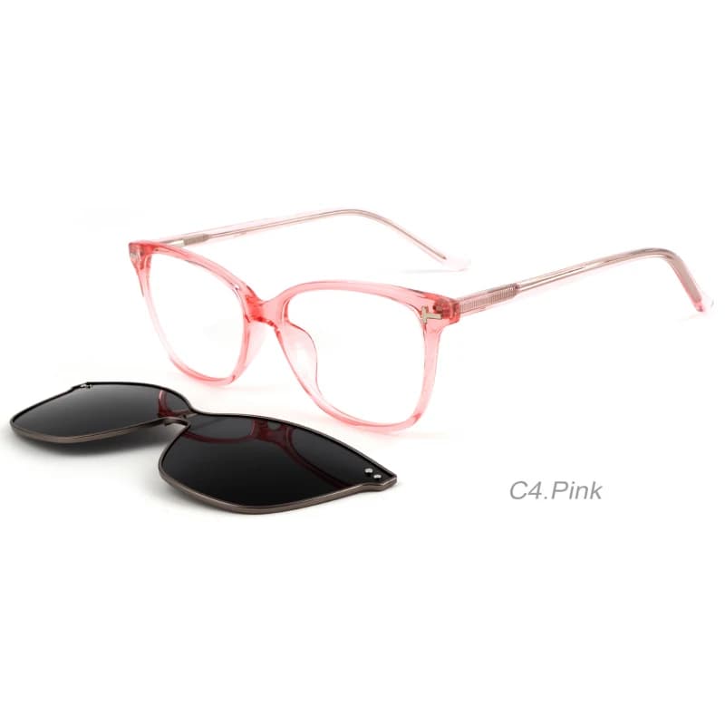 Ceofy-Monture de lunettes rose vintage pour femmes, lunettes roses, myopie optique, délinquants régu