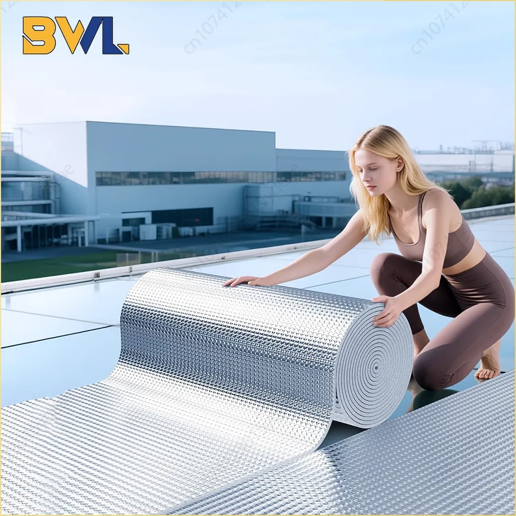 Tapis insonorisant et isolant thermique 10MM, rouleau de mousse barrière thermique, panneau acoustiq