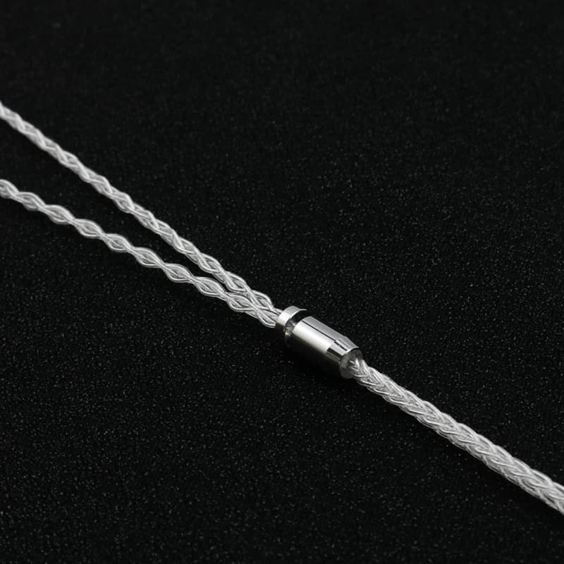 XINHS-Câble de mise à niveau pour écouteurs en argent pur G18, fil sinc, prise avec MMCX, 2 broches,