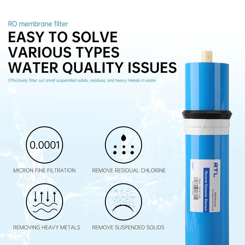 Filtre purificateur d'eau OSWNKW Compatible avec le remplacement d'élément filtrant RO600GPD