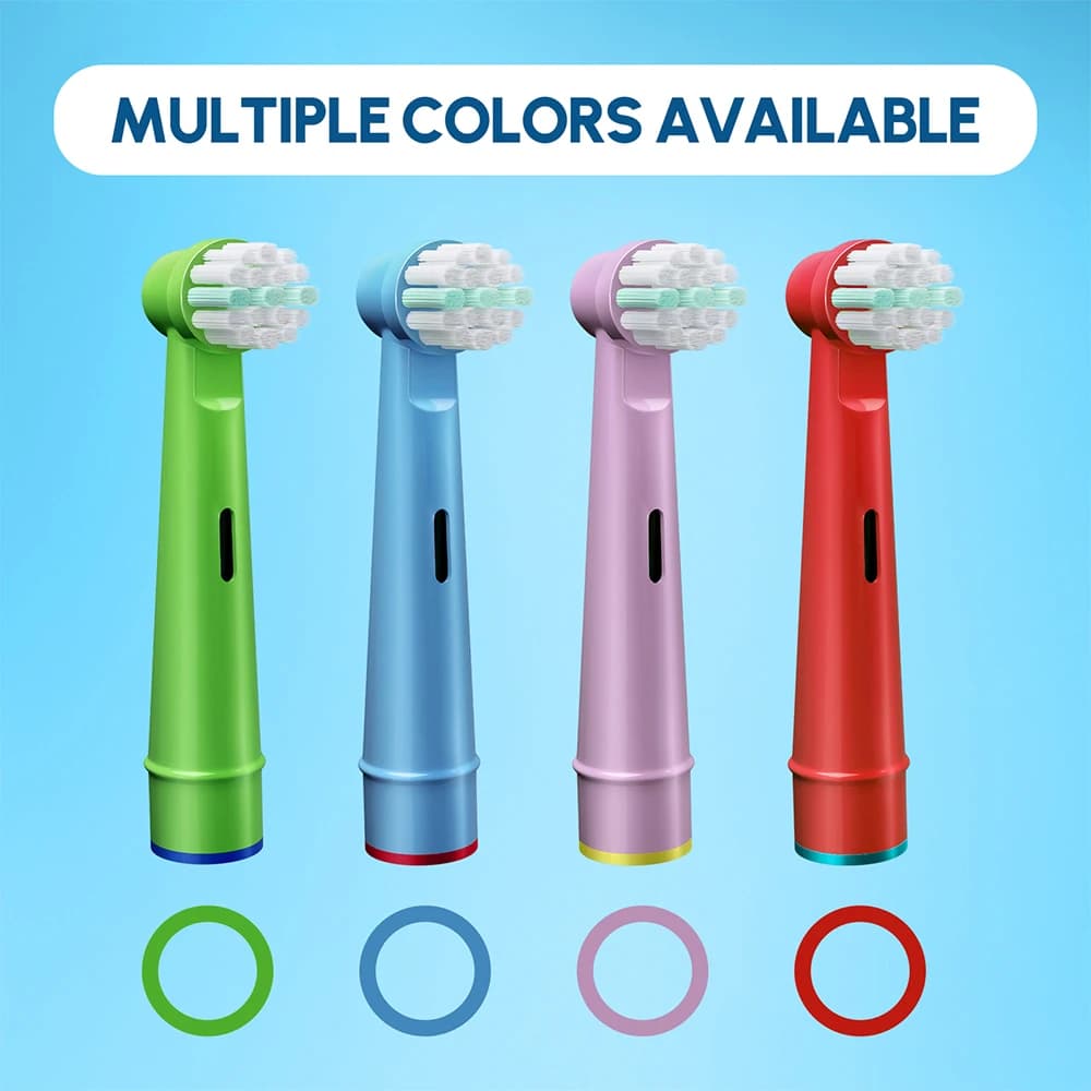Têtes de rechange pour brosse à dents électrique, compatibles avec les enfants Oral B Braun, poils s
