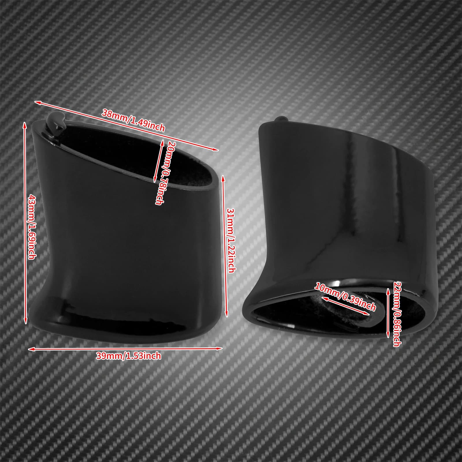 Support de clignotant arrière de moto, support noir/Chrome pour Harley Sportster XL 1200 883 72 48 I