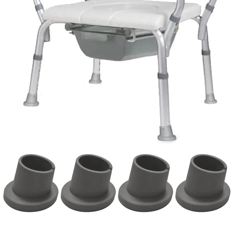 Embouts en caoutchouc coordonnants pour chaise de bain, chaise de douche universelle durable, access