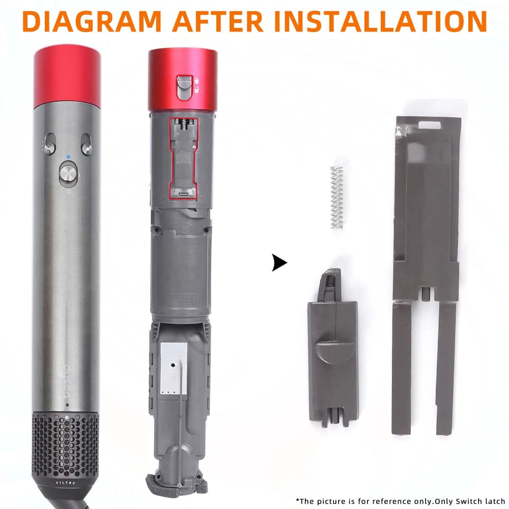 Pièces de rechange de loquet de commutateur pour 220V Dyson Airwrap Styler HS01 HS05, accessoire de 
