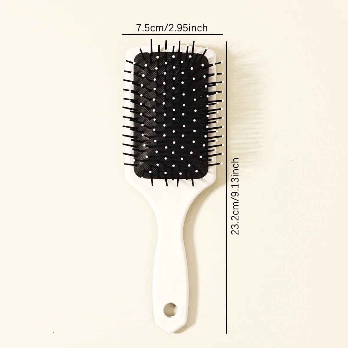 Peigne à coussin d'air à motifs de fleurs et de squelette, peigne exfoliant de massage, manche en pl