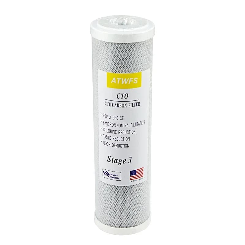 Système de filtre à eau par osmose inverse, pré-filtre de grande capacité, étape 1, 2 et 3, paquet d