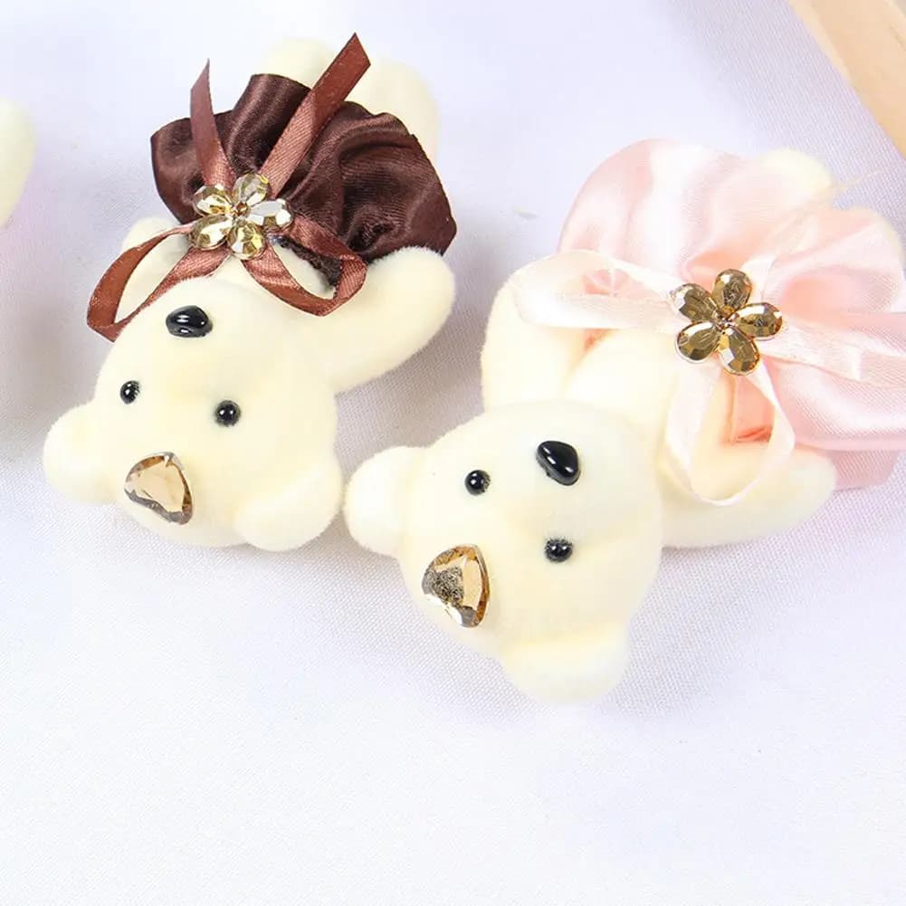 10 pièces/sac Bouquet ours crème glacée diamant ours saint valentin cadeau pour Bouquet de mariage o