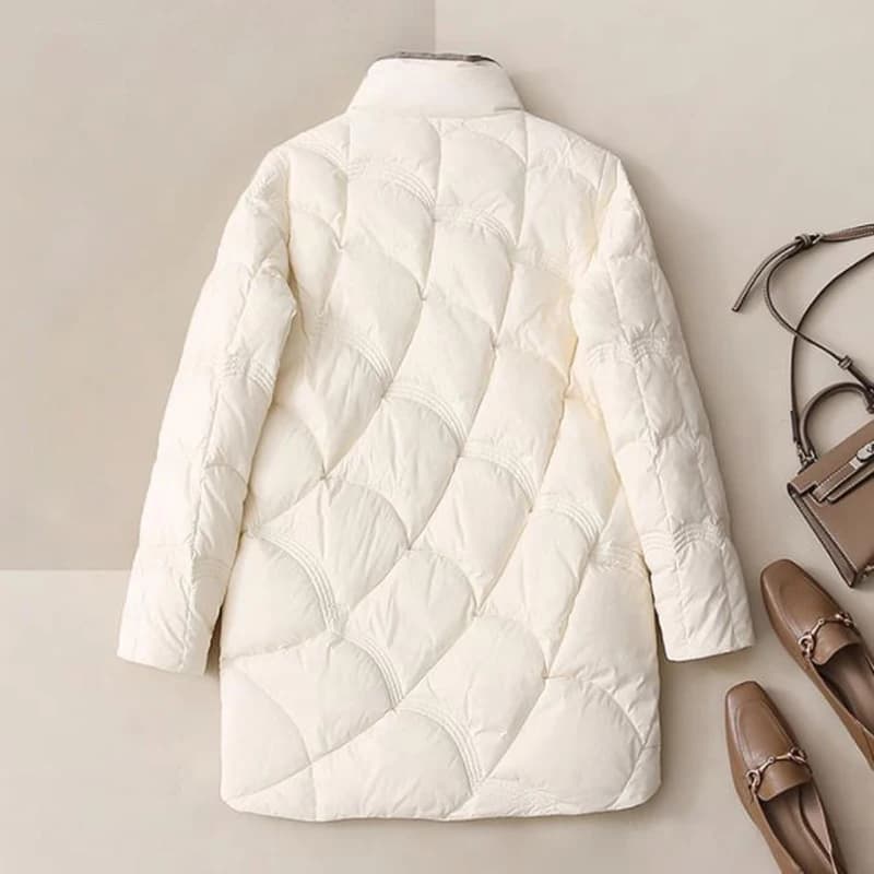 SEDUTMO-Veste Longue en Duvet de Canard pour Femme, Manteau Ultra observateur, Slim, Vintage, Décont
