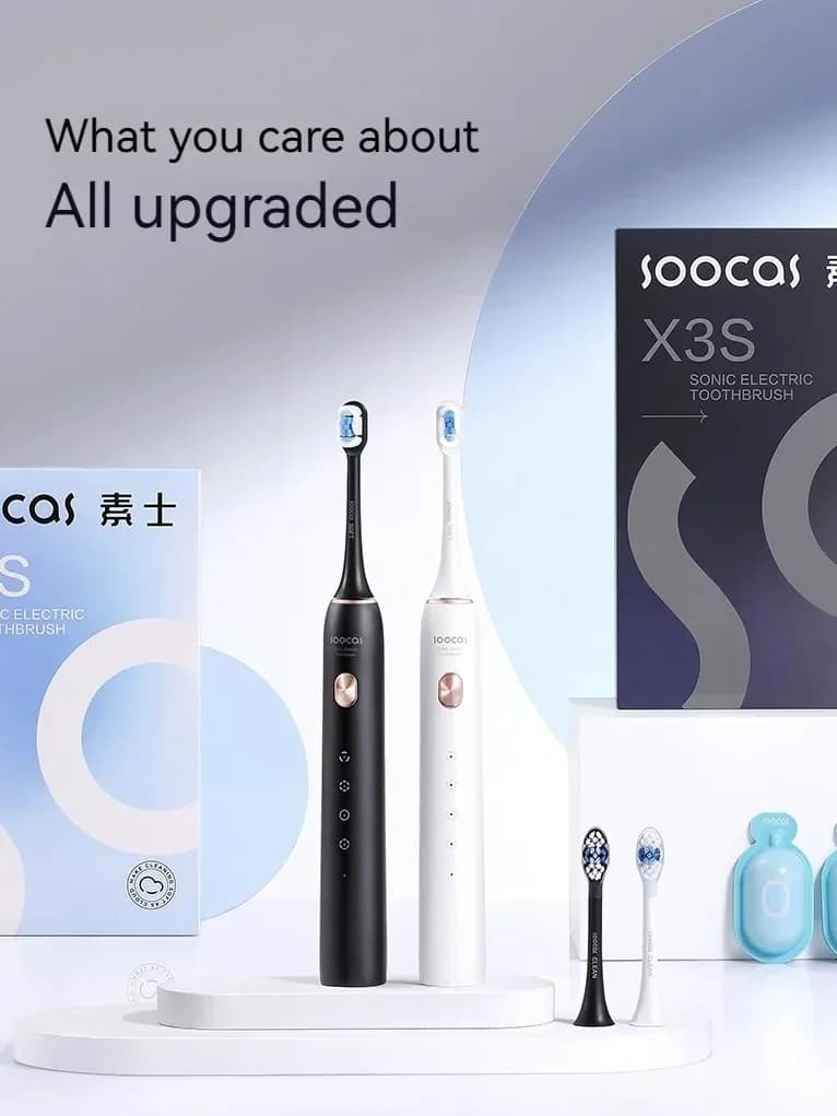 SOOCAS X3S adulte sonique électrique brosse à dents intelligente IPX8 étanche 180 jours d'autonomie 