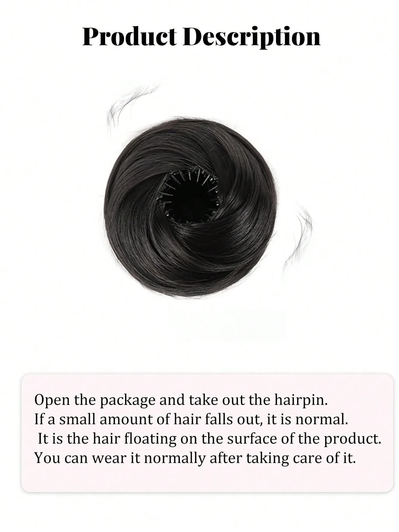 Perruque queue de cheval synthétique réglable pour femmes, chignon magique en forme de nid d'oiseau 