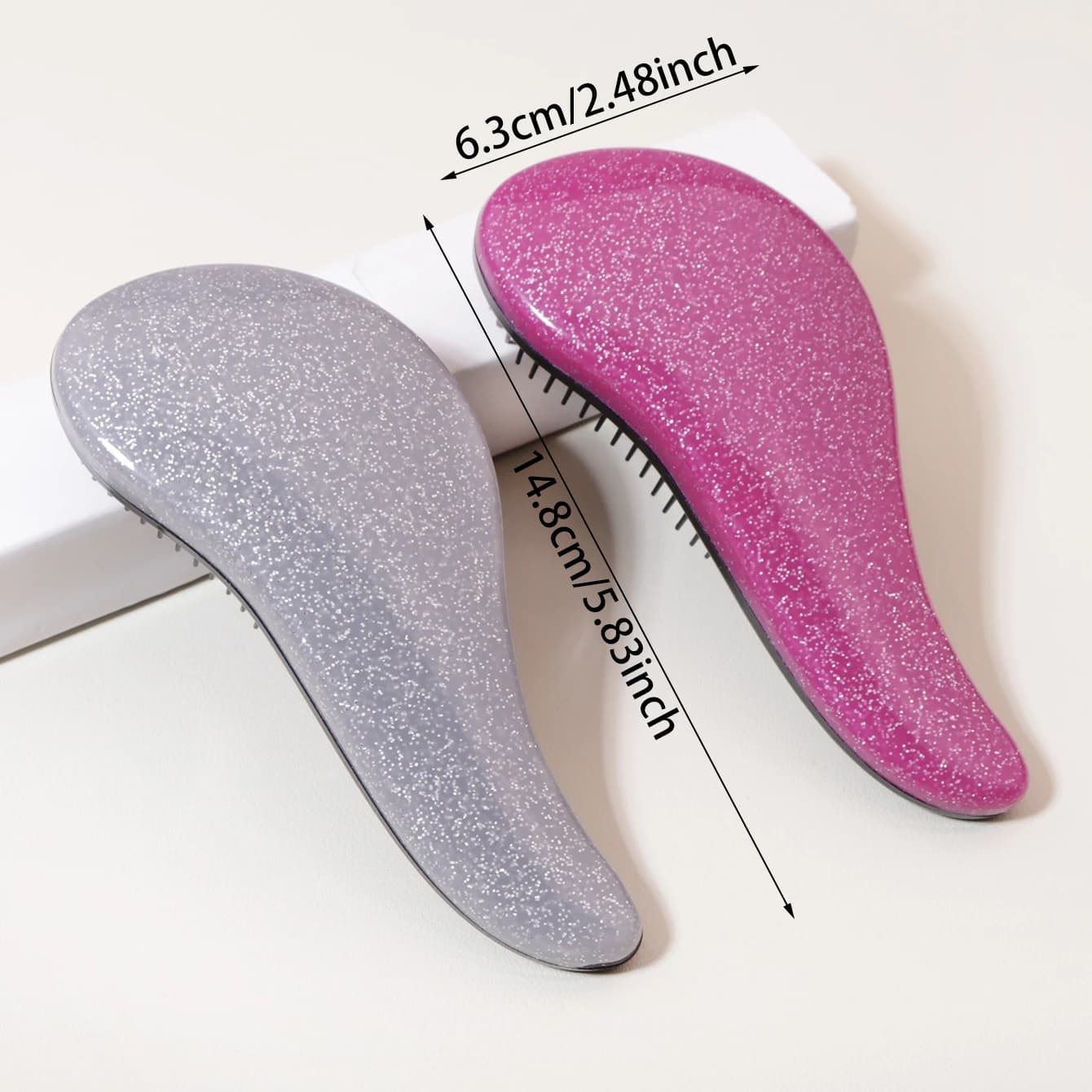 Brosse à cheveux démêlante pour femmes et hommes, brosse démêlante pour cheveux naturels, humides ou